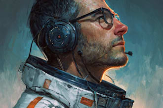 creat stunning sci fi portrait art