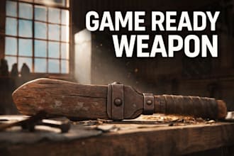 create game ready 3d models for unity and unreal engine