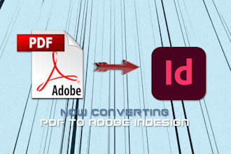 convert PDF files into adobe indesign