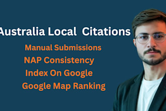 do 650 high quality australian local citations