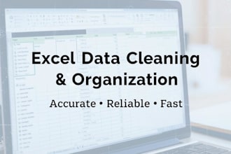 clean, organize, and format your excel data