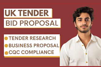 write winning tender bids, business proposals, and ensure cqc compliance