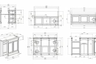 create millwork shop drawing in autocad