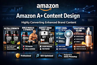 design high converting amazon a plus content and brand story