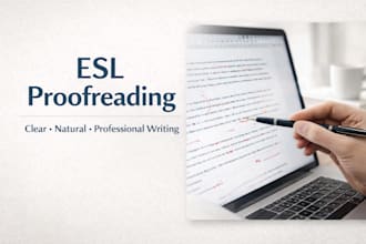 proofread your esl writing for final errors and consistency