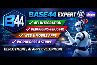 base44 debugging base44 expert base44 integration base44 website bug fix web app