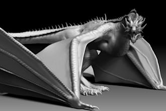 create 3d humanoid character,creature sculpt,fantasy male,printable animal,stl