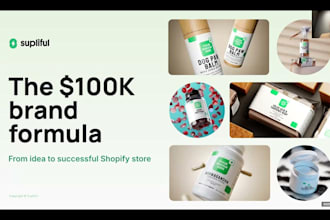 build shopify stores for supliful supplements,white label and products reselling