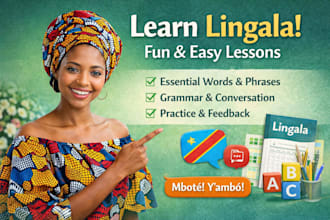 teach you lingala online with fun easy lessons