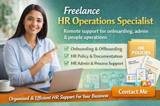 provide remote HR operations support for your business
