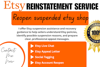reinstate etsy shop etsy suspension appeal etsy amazon appeal letter etsy appeal