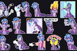 draw furry telegram stickers nsfw furry stickers discord animated stickers