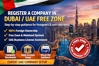 register a company in lithuania, dubai or uae free zone, uae business license