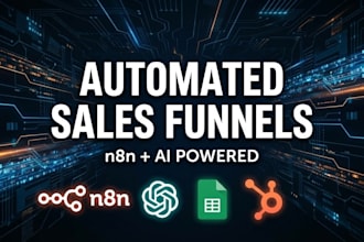 build an automated sales funnel using n8n and ai