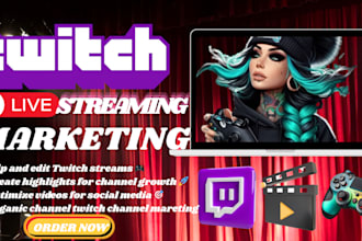 edit your long twitch stream vods for youtube tiktok short clips or highlights