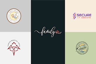 do highly modern minimalist and luxury business logo design