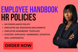 create employee handbook and HR policies for corporate compliance