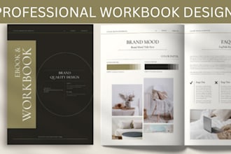 design professional printable planner canva workbook PDF fillable workbook ebook
