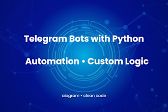 create a custom telegram bot with python aiogram
