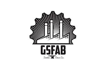 design awesome custom metal fabrication shop logo