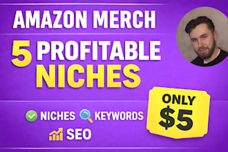 research profitable amazon merch niches