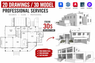 create professional floor plans using autocad and revit