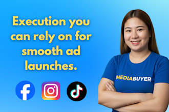 set up and launch meta and tiktok advertising campaigns