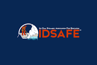design classic sustainability logo for steaming ice dams