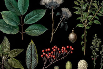 draw a botanical illustration