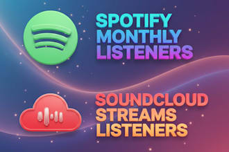 do spotify monthly listeners and soundcloud streams and listeners