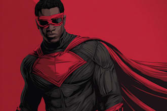 draw comic book and cover