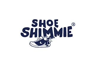design children friendly company small shoe logo