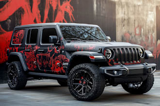 design car wrap and vector wrap, any vehicle wrap