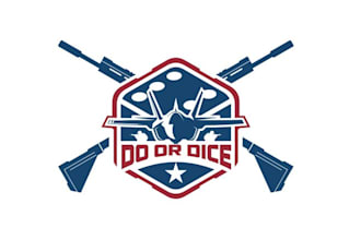 design amazing unique army game logo