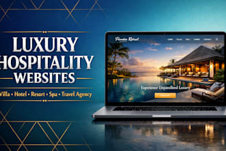 design or redesin villa, hotel, reosrt, travel agency, or spa wordpress website