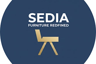 design a modern and stylish chair brand logo for your business
