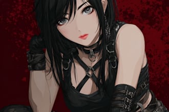 draw anime, manga or game characters