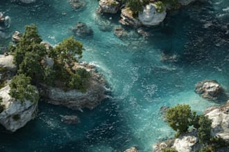 make a procedural houdini environment
