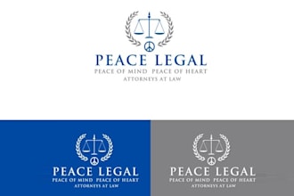 design retro classic logo for a new kind of law firm
