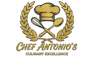 design a professional and creative chef logo for your brand