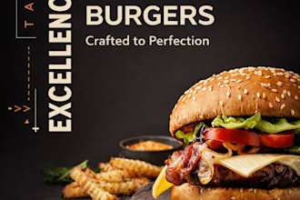 create professional food ad designs for brands