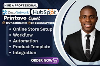 set up fix and manage deconetwork inksoft printavo hubspot print shop workflow