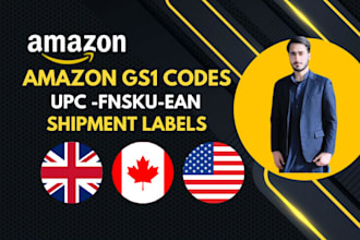 format gs1 barcodes and create amazon fnsku and product labels
