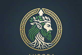design a magical and unique elf logo for your brand