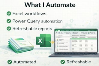 automate excel workflows and reporting using power query