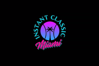 design edgy retro sporting goods store miami logo