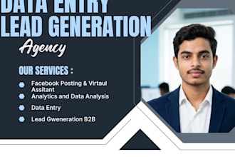 do accurate  data entry ,lead generation b2b,microsoft office