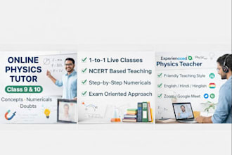 tutor physics for class 9 and 10 with concepts and numerical