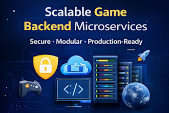 scalable game backend microservices for multiplayer and online games apis