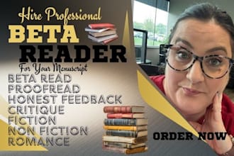 beta read review your manuscript suggest improvements plot structure critique